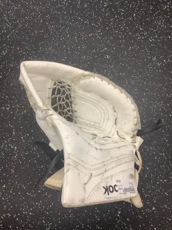 Used CCM XT28 Senior Goalie Catcher White