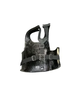 Used Century Martial Arts Chest Guard Black Youth