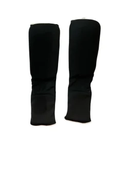 Used Century Martial Arts Shin Pads Black Senior