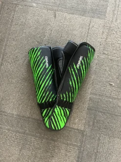 Used Century Martial Arts Shin Pads Green SM
