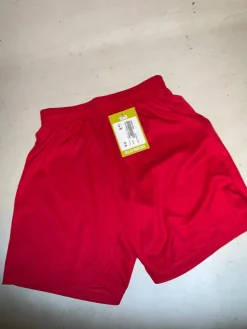 Used CHALLENGER TEAMWORK Soccer Shorts Yth Red MD
