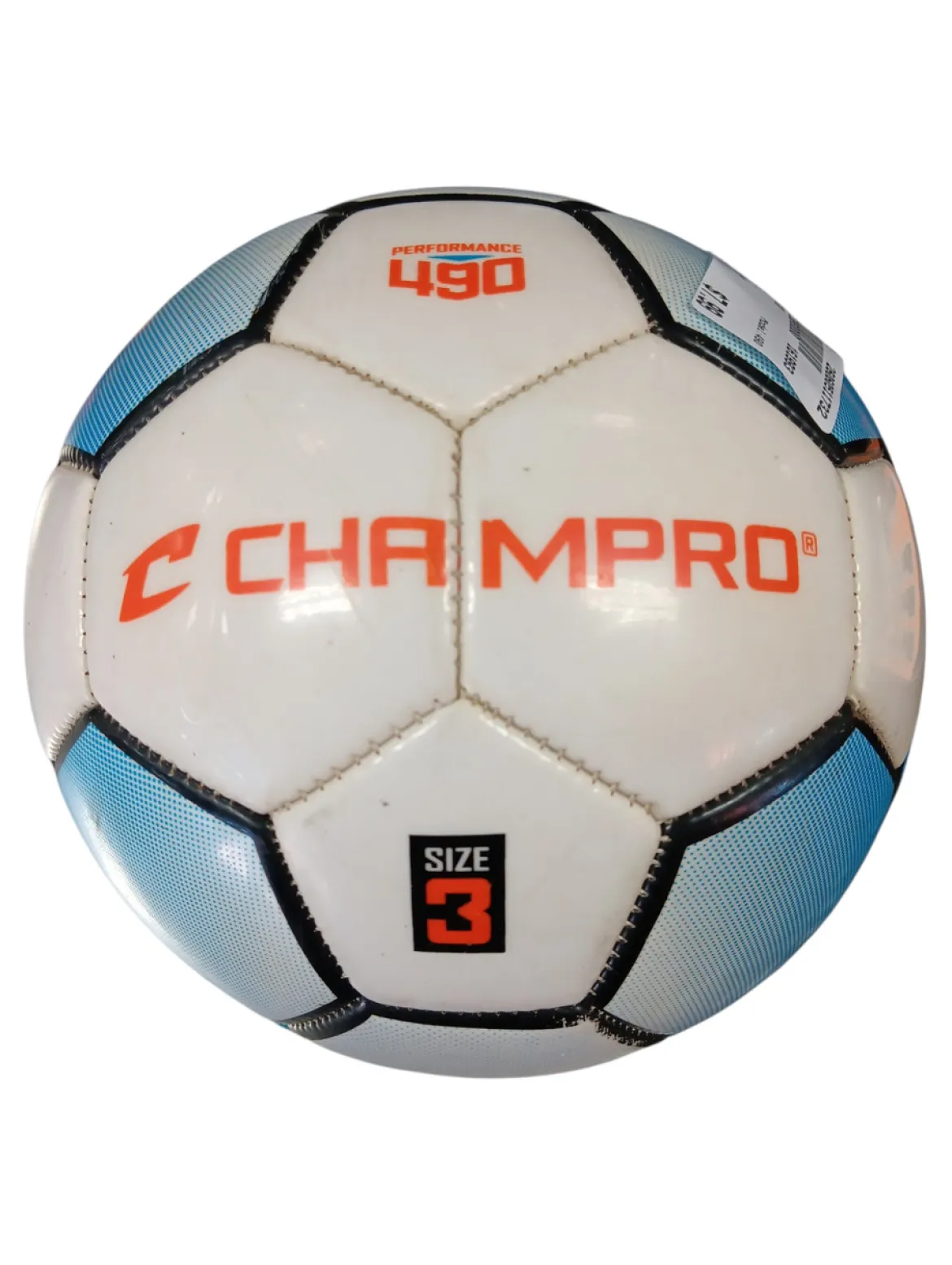 Used Champro 490 All Size Soccer Ball Royal Blue 3