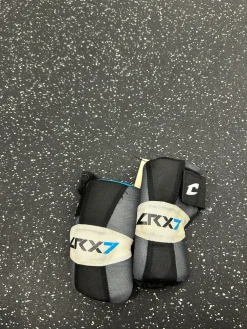 Used Champro LRX7 ARM PAD Lacrosse Arm Pads/Guards Grey SM