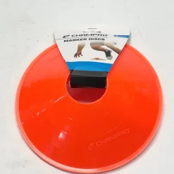 Used Champro MARKER DISCS 4 PACK Soccer Field Marker Orange