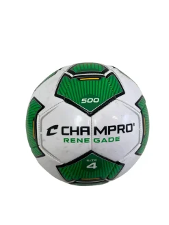 Used Champro Renegade #4 Soccer Ball White And Green