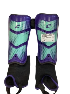 Used Champro Soccer Shin Guards Adult Purple MD