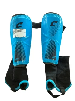 Used Champro Soccer Shin Guards Junior Royal Blue SM