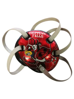 Used CHIPPEWA FALLS Wrestling Headgear Red