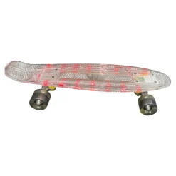 Used CIPTON LED LIGHT UP Complete Skateboard Clear Regular