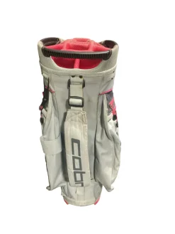 Used Cobra PINK/GREY GOLF BAG Womens Stand Bag Grey