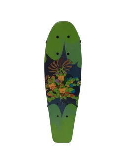 Used Complete Skateboard Navy Blue 6 1/2"