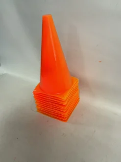 Used CONES 12 PK Soccer Field Marker Orange