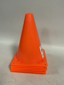 Used CONES 6 PK Soccer Field Marker Orange