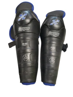 Used Cooper SG400 Senior Shin Guards Black 11"