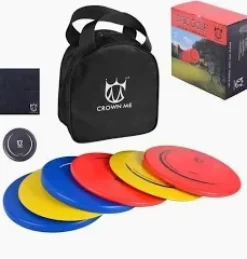 Used CROWN ME DISC GOLF STARTER SET 9PCS Other Golf Disc
