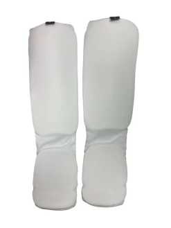 Used CSV VISION Martial Arts Shin Pads White SM