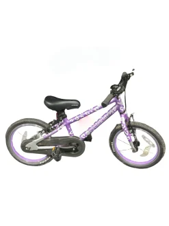 Used CYCLE KIDS CHEETA PRINT Cruiser Bike Girls Purple 16"