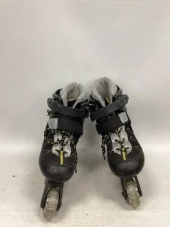Used CYCLONE 10-13 Junior Aggressive Skates Black Adjustable