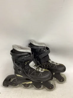 Used CYCLONE 10-13 Junior Aggressive Skates Black Adjustable