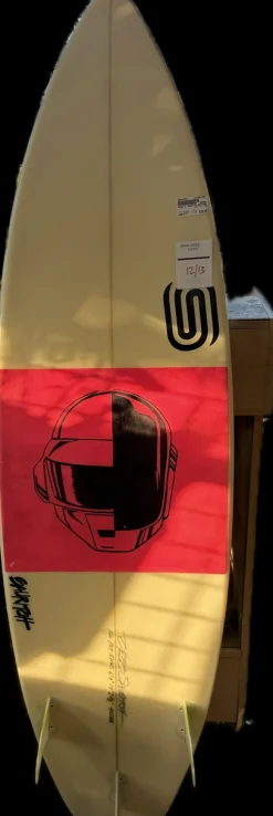 Used DAFT PUNK Surfboard Natural 6Ft