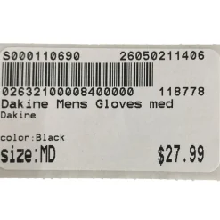 Used Dakine Outerwear Mens Gloves Black MD
