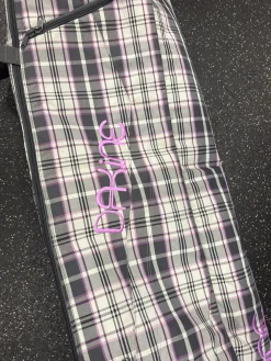 Used Dakine WHEEL BAG Wheeled Snowboard Bag Purple
