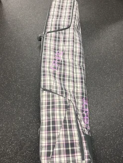 Used Dakine WHEEL BAG Wheeled Snowboard Bag Purple
