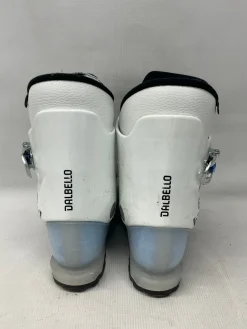 Used Dalbello GAIA 3 Girls DH Ski Boot Carolina Blue And White 195 MP - Y13