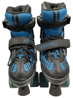 Used DBX EXPRESS Junior Roller Quad Skates Royal Blue Adjustable