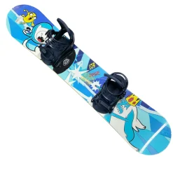 Used DC PLY MINI 135 ADVENTURE TIME w/BURTON SCRIBE BINDINGS Boys Board/Binding Royal Blue 135 cm