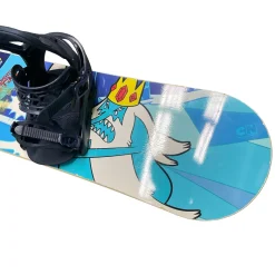 Used DC PLY MINI 135 ADVENTURE TIME w/BURTON SCRIBE BINDINGS Boys Board/Binding Royal Blue 135 cm