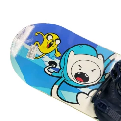Used DC PLY MINI 135 ADVENTURE TIME w/BURTON SCRIBE BINDINGS Boys Board/Binding Royal Blue 135 cm
