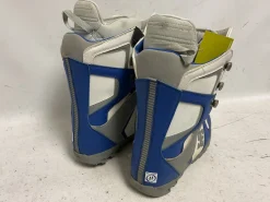 Used DC Shoes 303146 Mens Snowboard Boots White And Royal Blue Senior 11