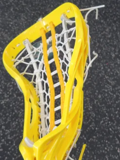 Used DeBeer RAPTURE Womens Lacrosse Head Yellow