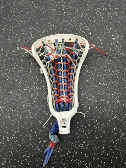 Used DeBeer SPIRE Womens Lacrosse Head White