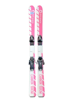 Used Defiance CANNON Girls DH Ski/Binding Pink 130 cm