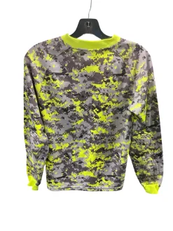 Used DIGITAL CAMO LONG SLEEVE Soccer Top Adt Black And Green LG