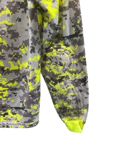 Used DIGITAL CAMO LONG SLEEVE Soccer Top Adt Black And Green LG