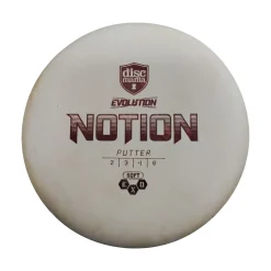 Used Discmania EXO SOFT EVOLUTION NOTION Disc Golf Putter White 174g