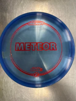 Used Discraft ELITE Z METEOR Disc Golf Mid Range Royal Blue