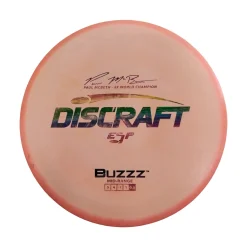 Used Discraft ESP BUZZZ MCBETH 5X Disc Golf Mid Range Orange 178g