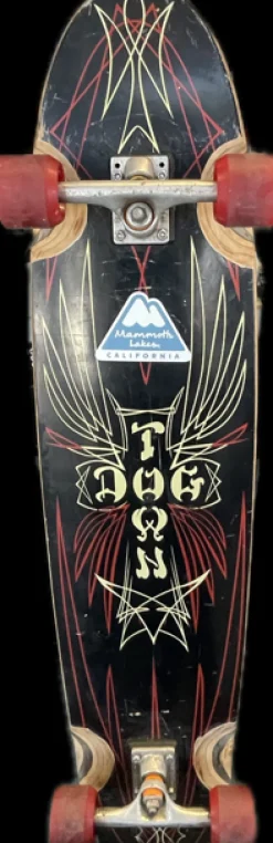 Used DOGTOWN BK/RD Longboard Black Long