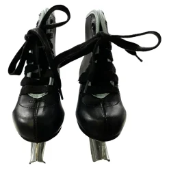 Used DOUBLE RUNNER Double Runner Skate Black Youth 10.0