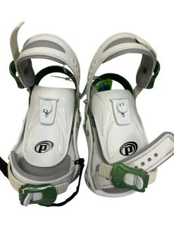 Used DRAKE LADY Womens Snowboard Bindings White S/M