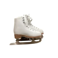 Used DSG FIGURE Girls Figure Skate White Youth 11.0