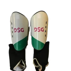 Used Dsg Soccer Shin Guards Adult White LG