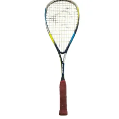 Used Dunlop BIOMIMETIC EVOLUTION 130 Adult Squash Racquet Navy Blue 4 5/8