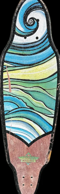 Used DUSTERS WAVE Longboard Green Long