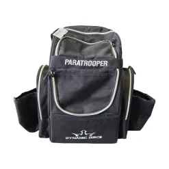 Used Dynamic Discs PARATROOPER BACKPACK BAG Disc Golf Backpack Black