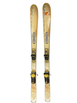 Used Dynastar EXCLUSIVE 10 Womens DH Ski/Binding Yellow 142 cm